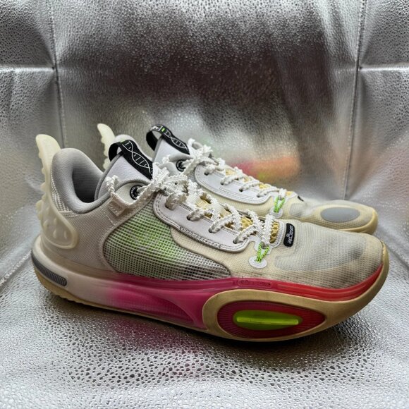 Li-Ning Other - Size 9.5 Li-Ning Way of Wade All City 11 Blossom Mens Beige Sneaker‎ ABAT005-4